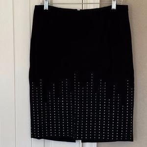Skirt with metal details
